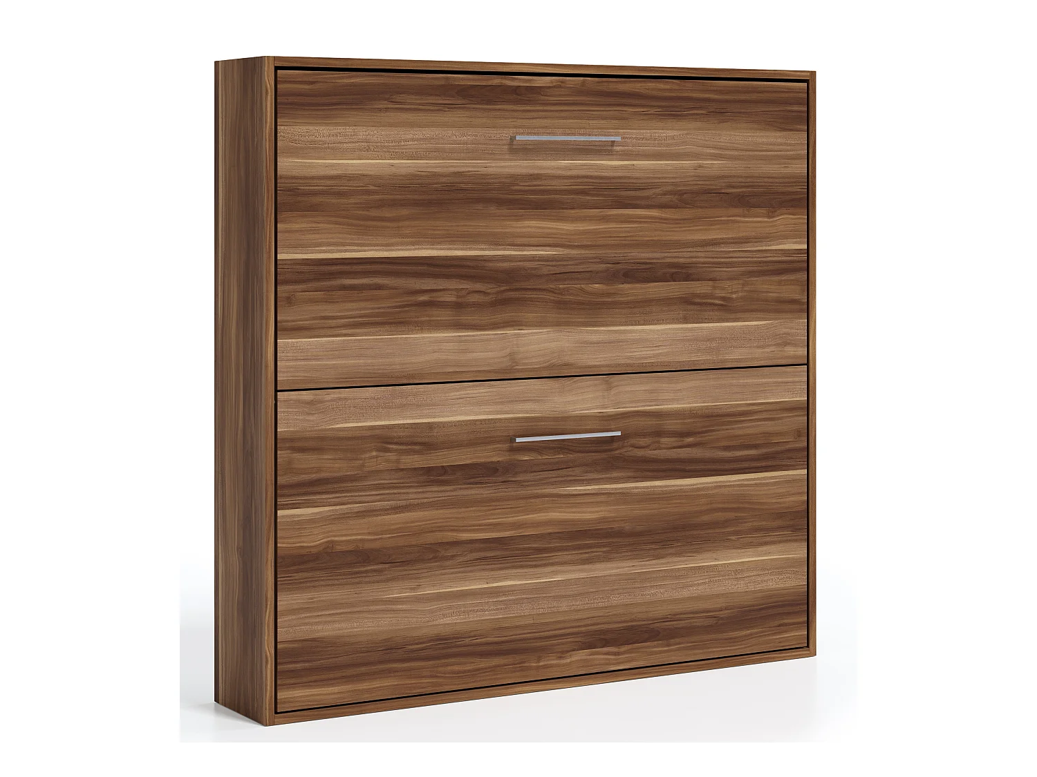 Lit escamotable superposé Sophia-80x190-Encadrement Blanc-Façade Blanche