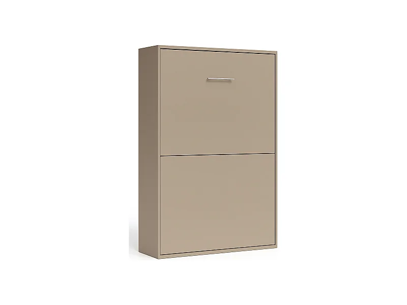 Lit escamotable vertical Banila-Taupe-80x180