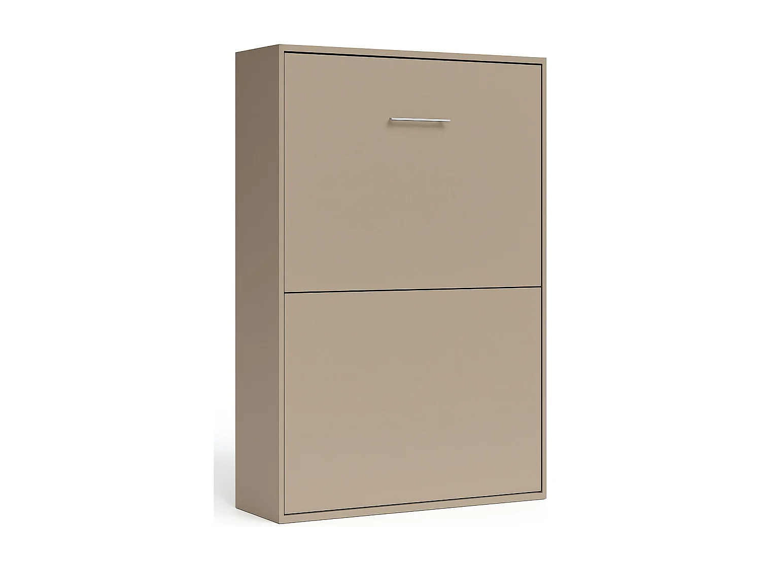 Lit escamotable vertical Banila-Taupe-80x180