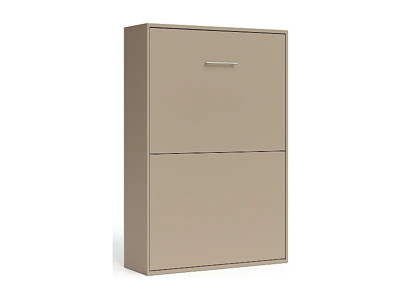 Lit escamotable vertical Banila-Taupe-80x180