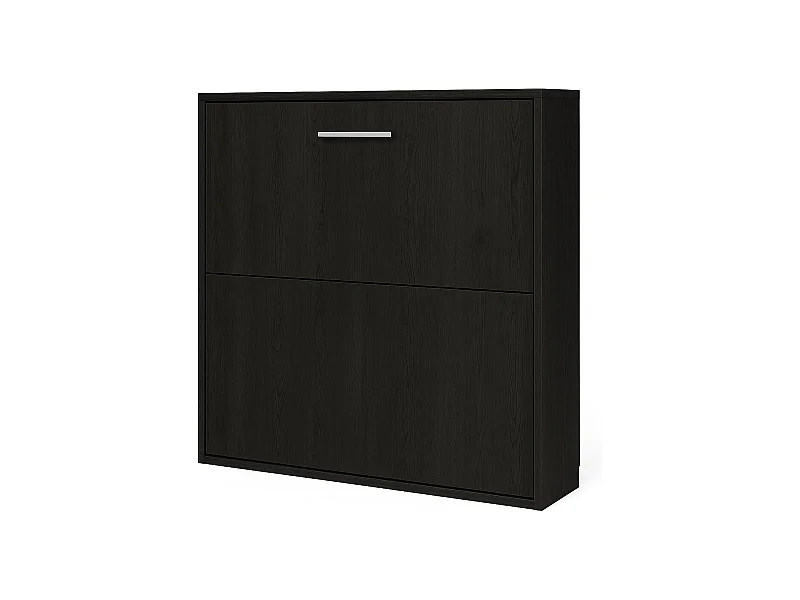 Klika horizontaal opklapbed 90x190-Zonder matras-Bekisting Koolstof-Facade Koolstof