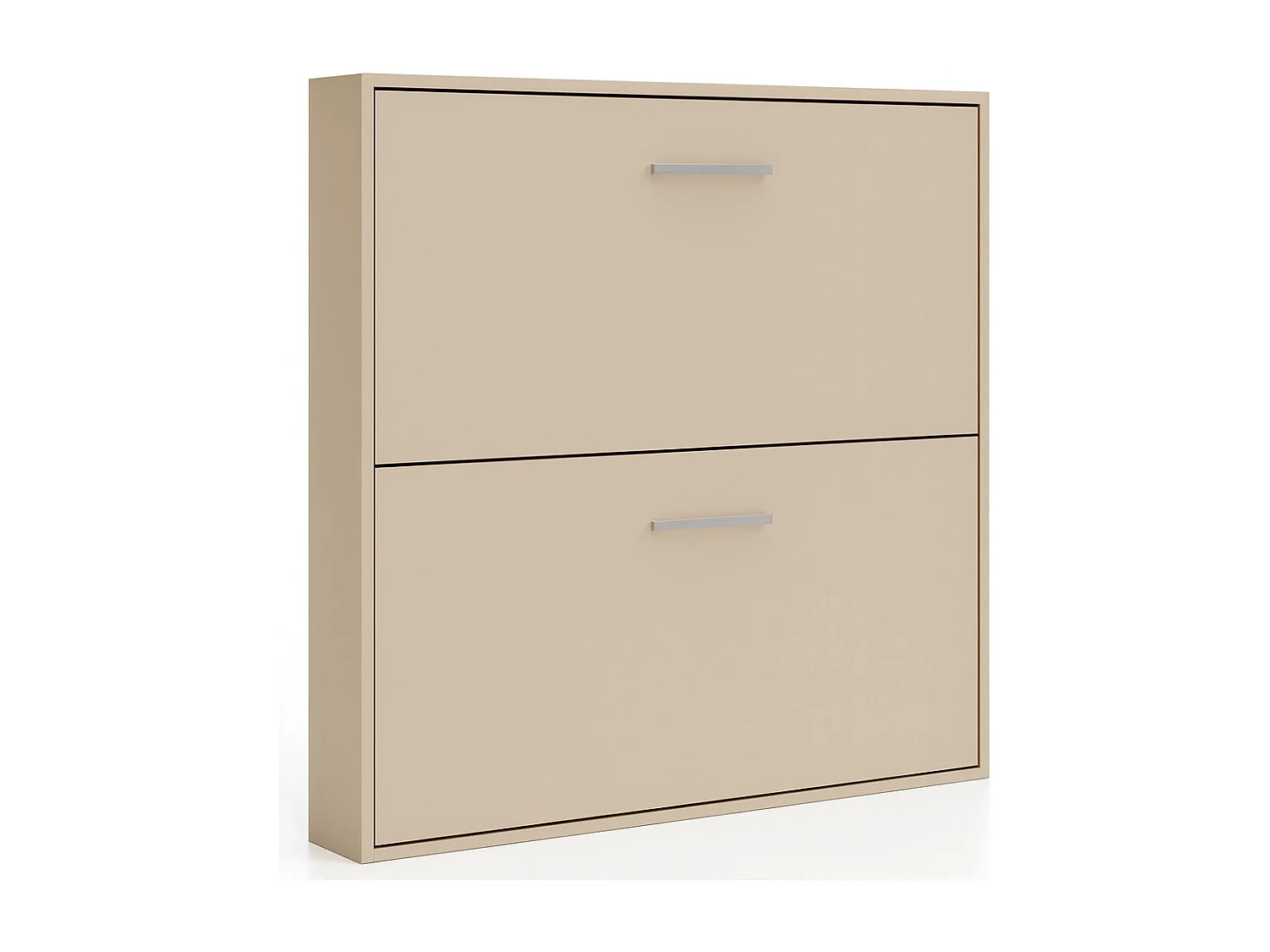 Lit escamotable superposé Sophia-2 matelas-80x190-Encadrement Carbone-Façade Carbone