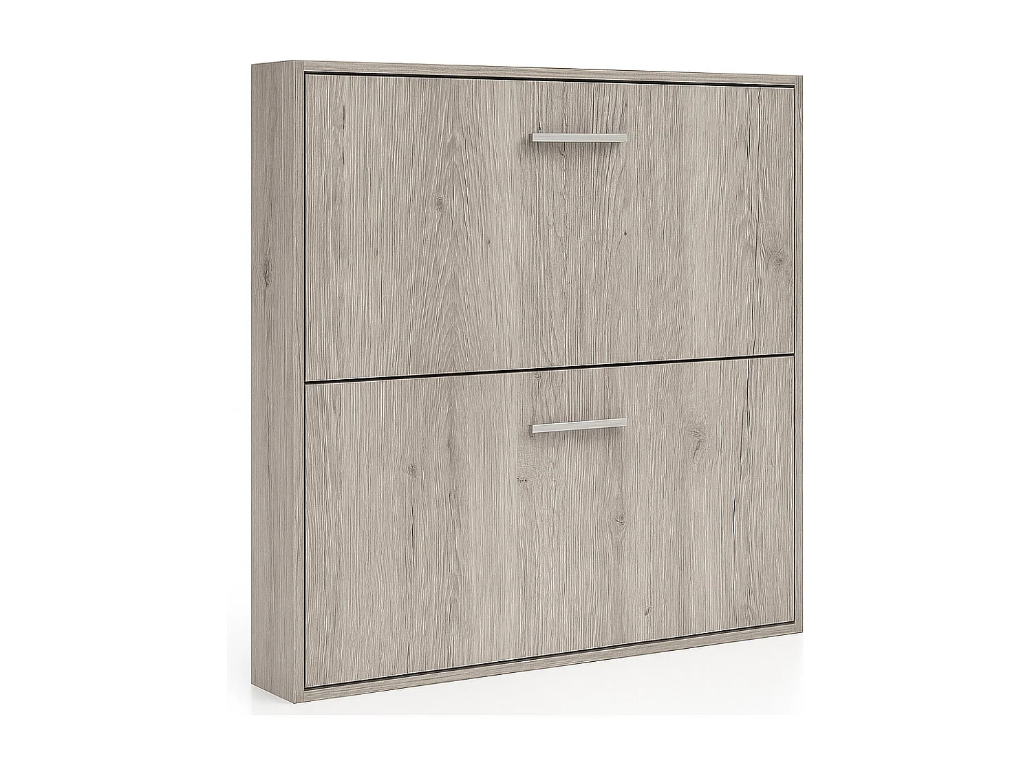 Lit escamotable superposé Sophia-2 matelas-90x190-Encadrement Vison-Façade Vison