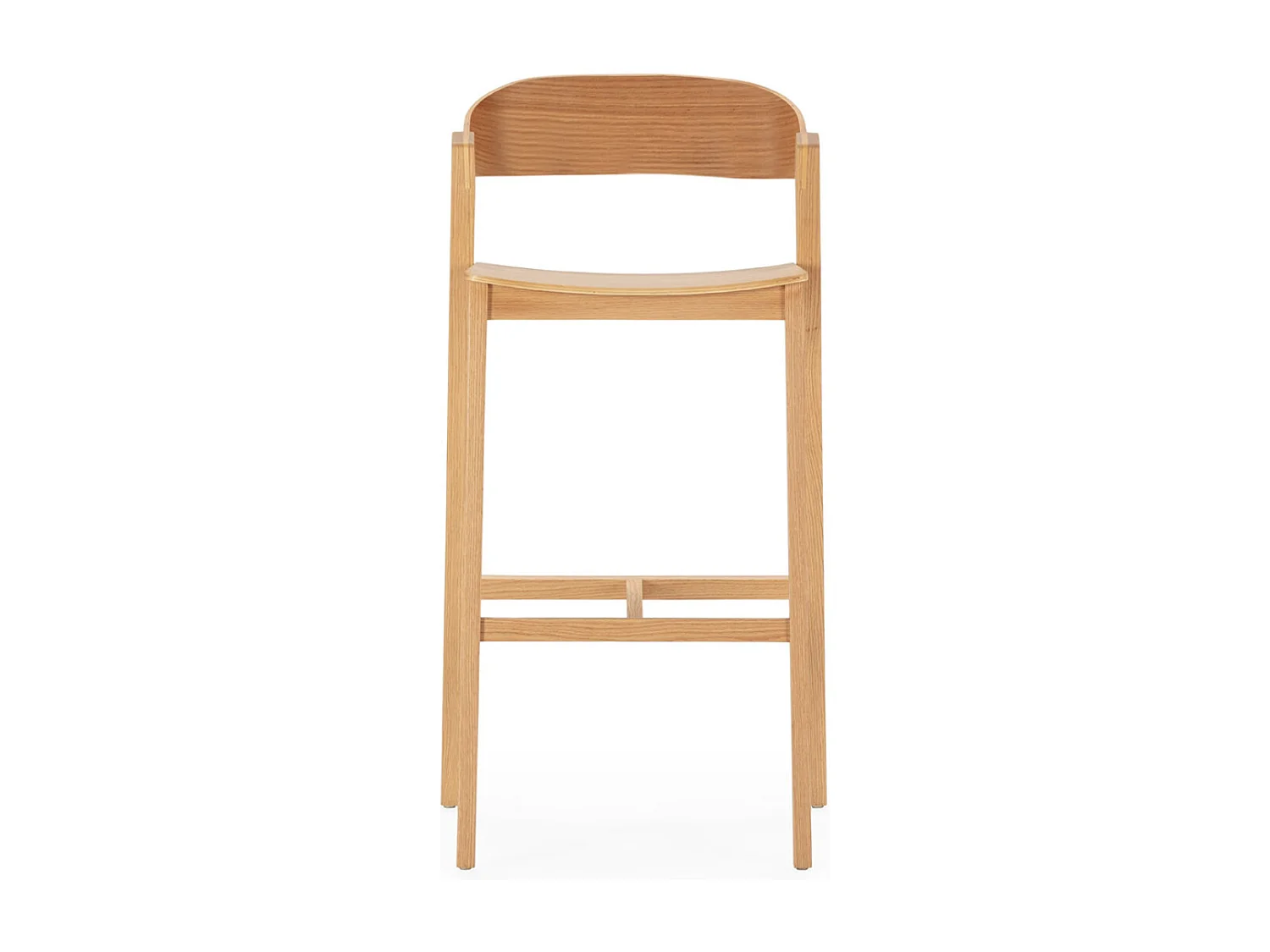 Tabouret en bois de chêne naturel MASKA – Hauteur d'assise 75cm
