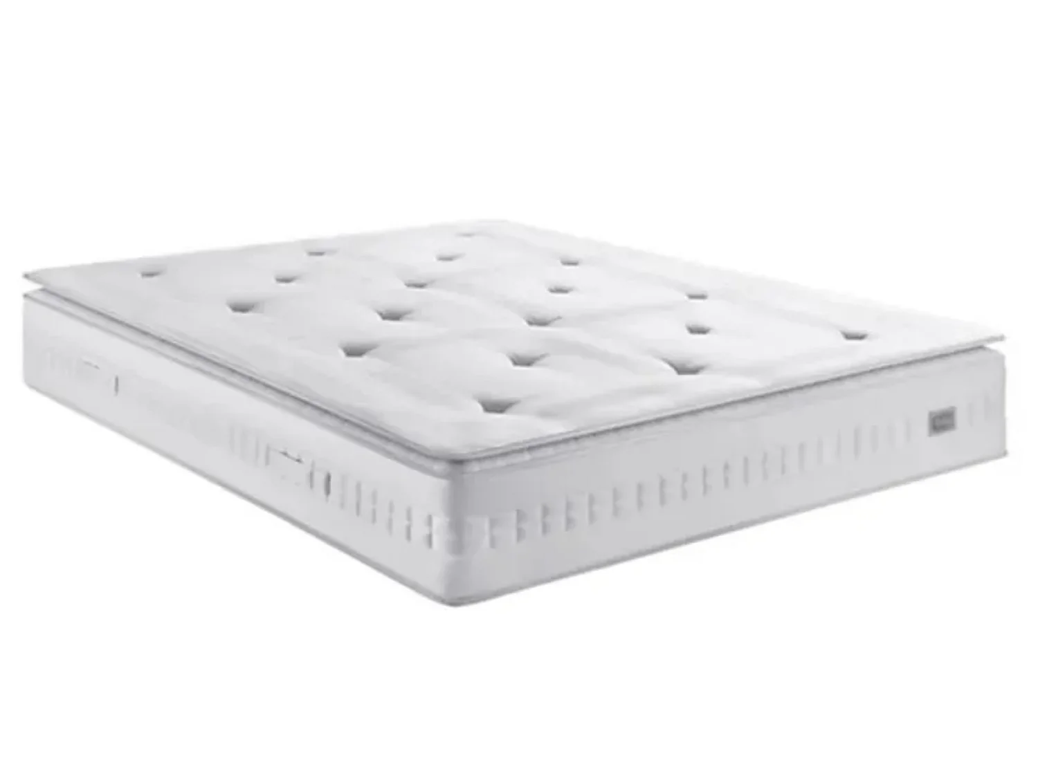Lit escamotable horizontal superposé 90x190 STUDIO-Cadre Blanc-Façade Chêne clair