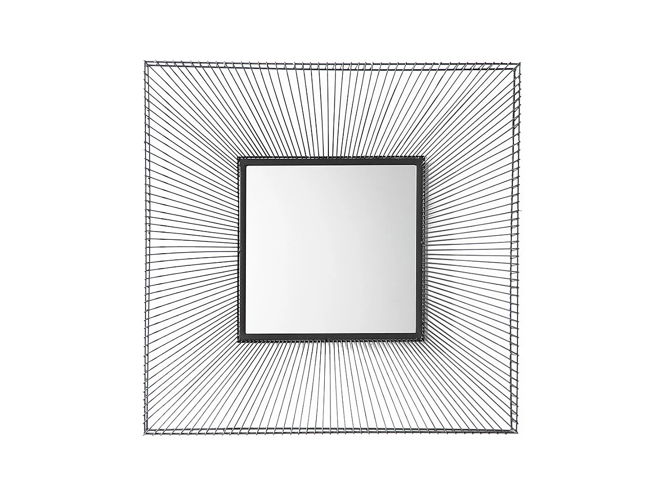 KOOM vierkante design wandspiegel – L 90 x H 90 cm