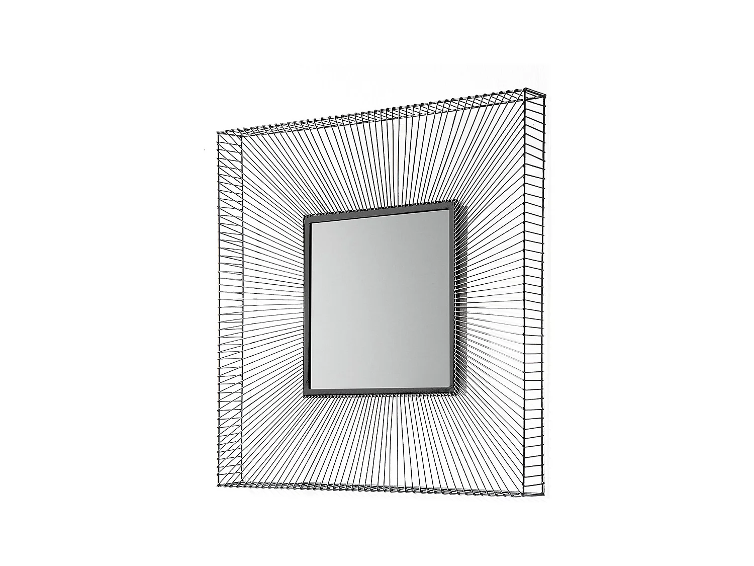 KOOM vierkante design wandspiegel – L 90 x H 90 cm