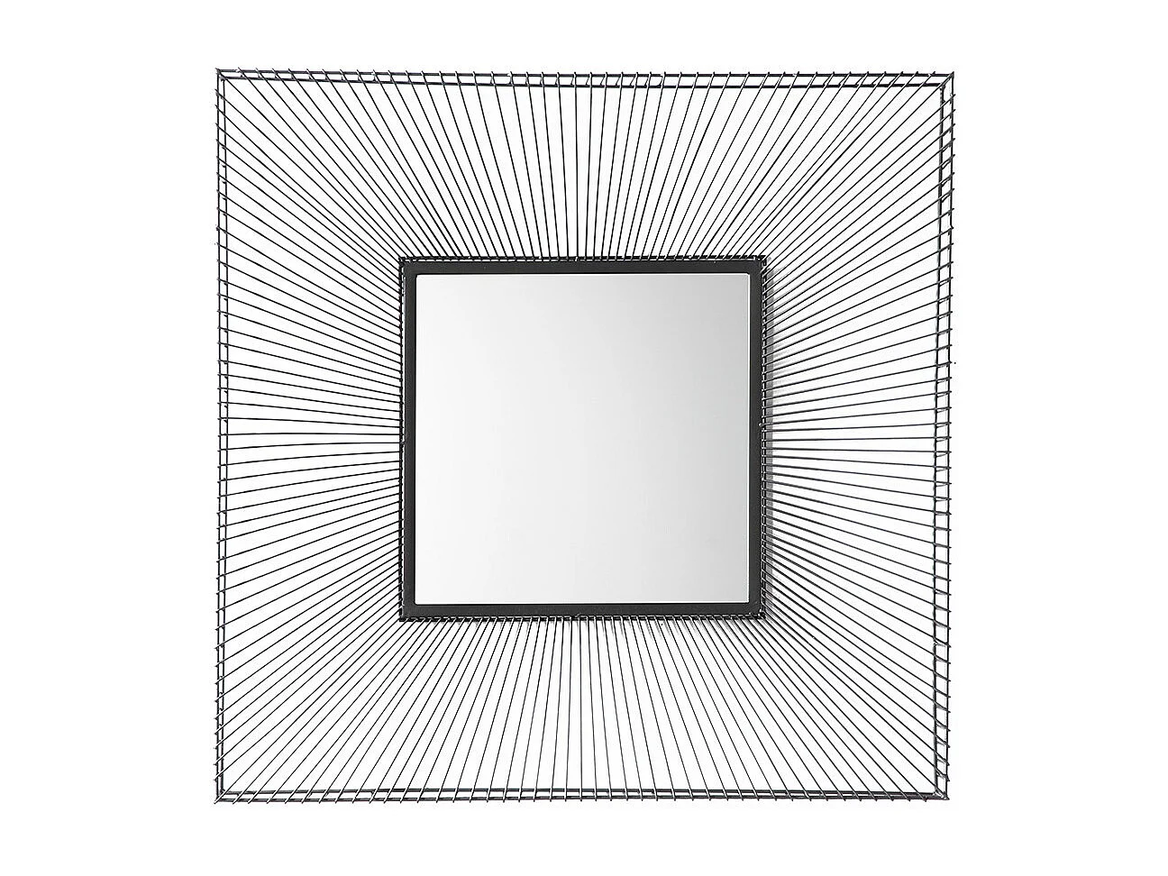 Miroir mural design carré KOOM – L 90 x H 90cm