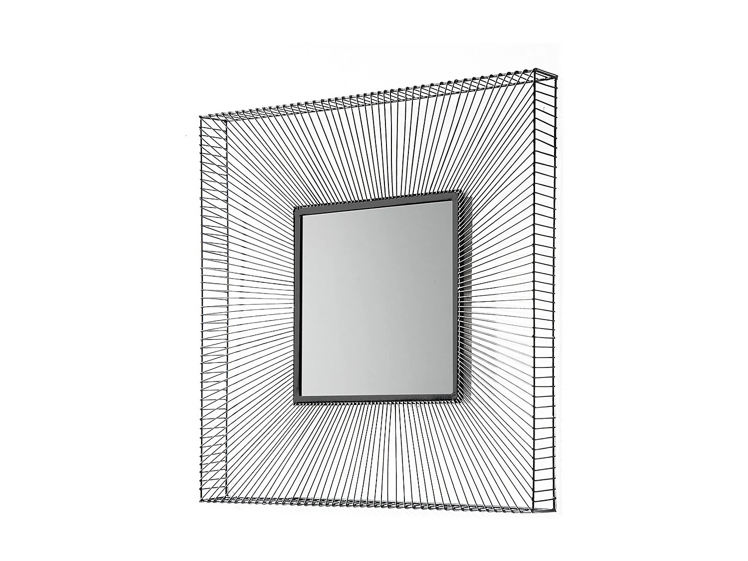 Miroir mural design carré KOOM – L 90 x H 90cm