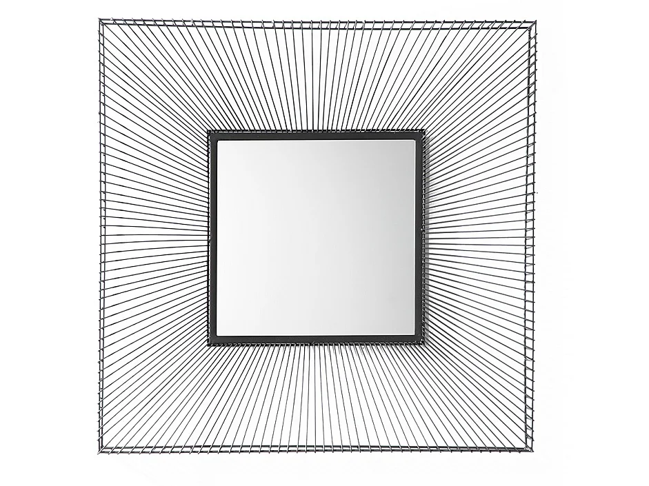 Miroir mural design carré KOOM – L 90 x H 90cm
