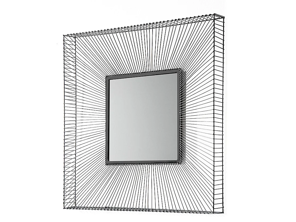 Miroir mural design carré KOOM – L 90 x H 90cm