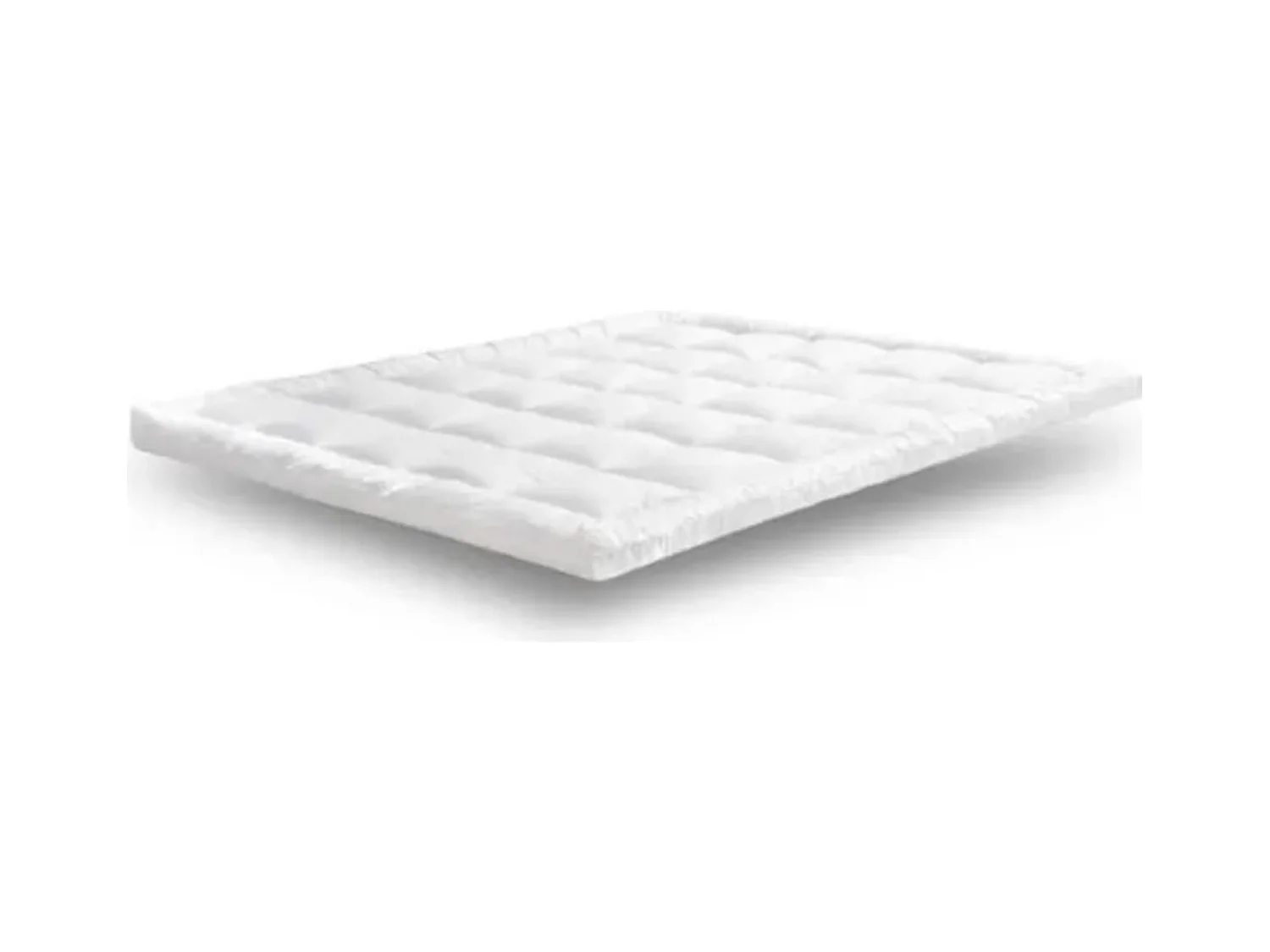 Surmatelas extra moelleux 500 g-m² en mousse 5cm Kazy - Anti-bactérien et anti-acariens-180x200