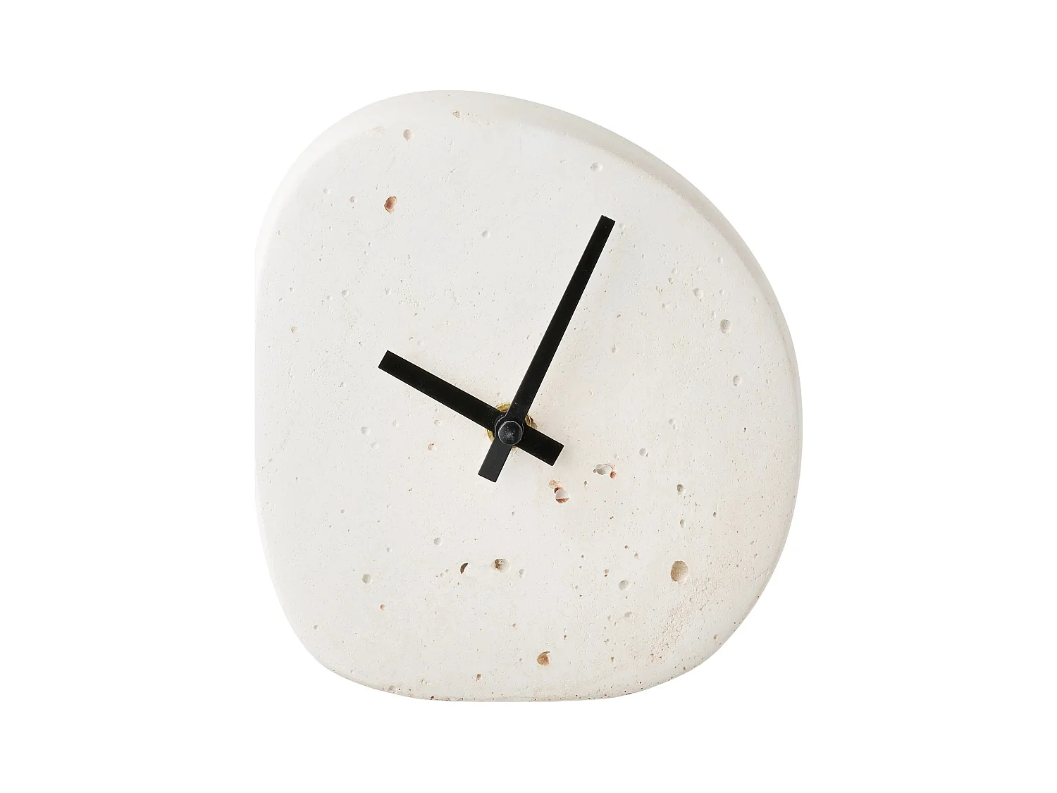 Horloge de table LINZ – Ciment blanc