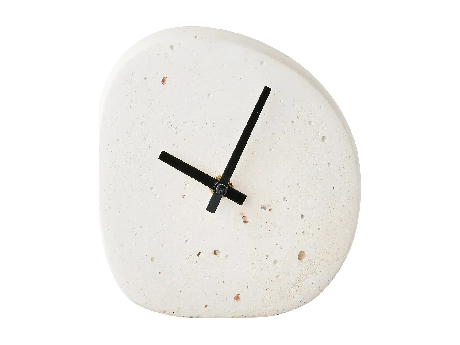 Horloge de table LINZ – Ciment blanc