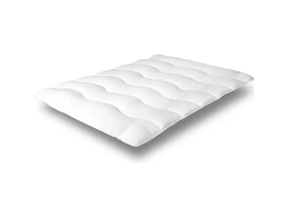 Surmatelas Kimba en microfibre 5cm - Hypoallergénique et anti-acarien-160x200