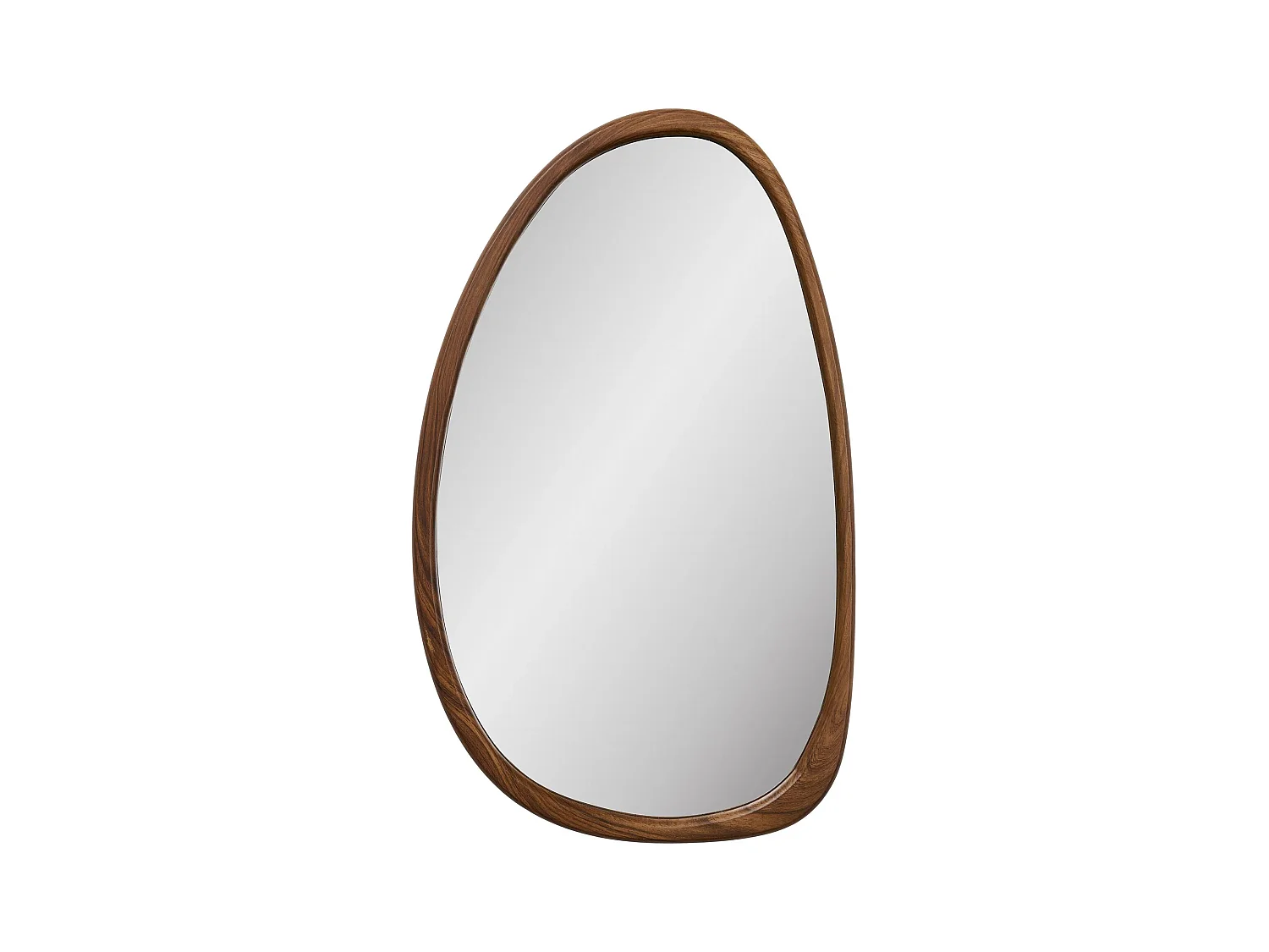 LUXON bruine houten wandspiegel – L 38,5 × H 64,5 cm