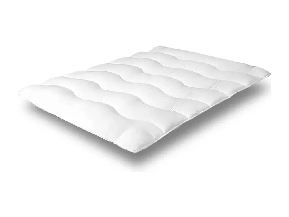 Surmatelas Kimba en microfibre 5cm - Hypoallergénique et anti-acarien-90x190