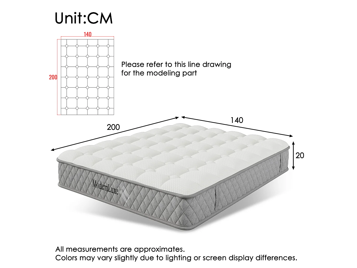 Gestoffeerd bed 140x200 cm van velvet, grijs, met opbergruimte, LED en USB/Type-C