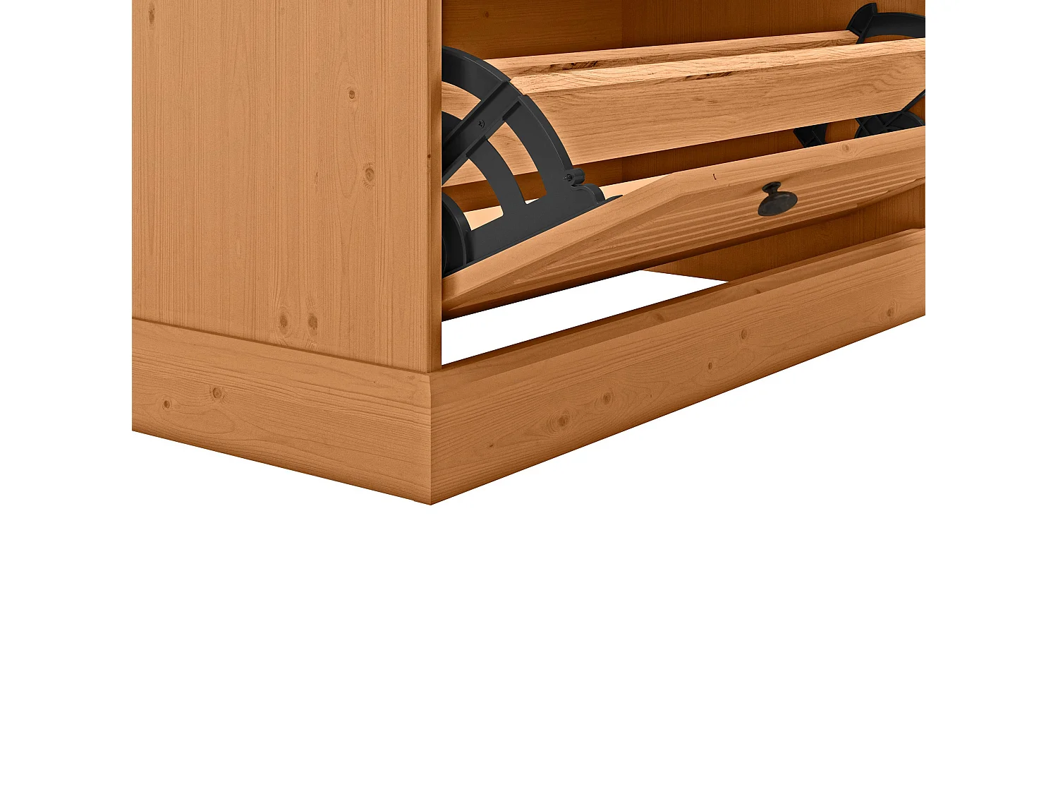 Mille | Armoire avec 1 porte à rabat en pin