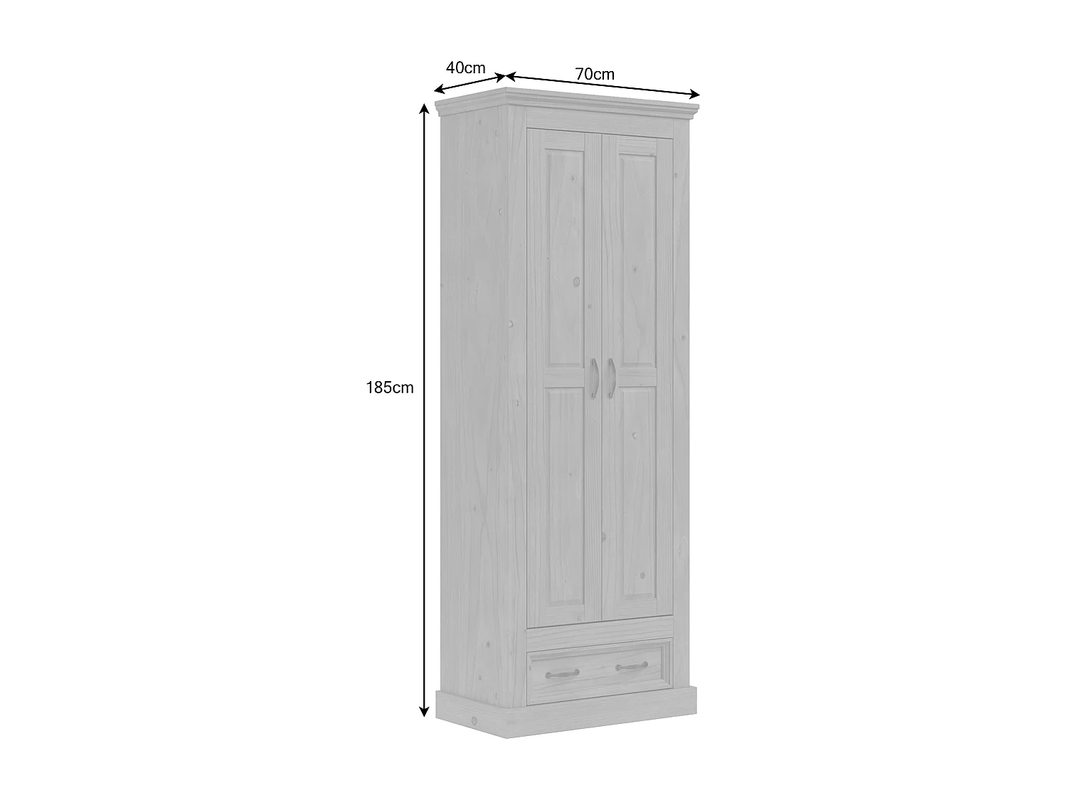 Selma | Armoire avec 2 portes 1 tiroir SW