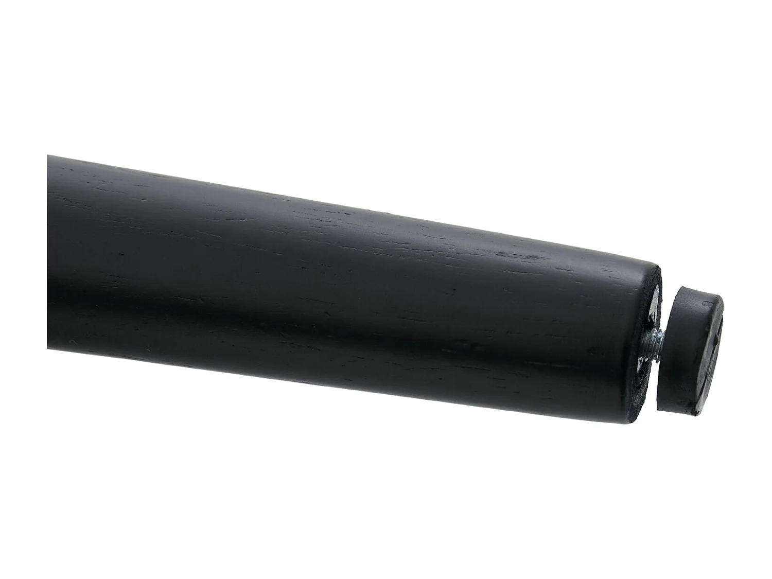 Chaise gris - Chaise avec finition rivetée et pieds en bois massif - velours