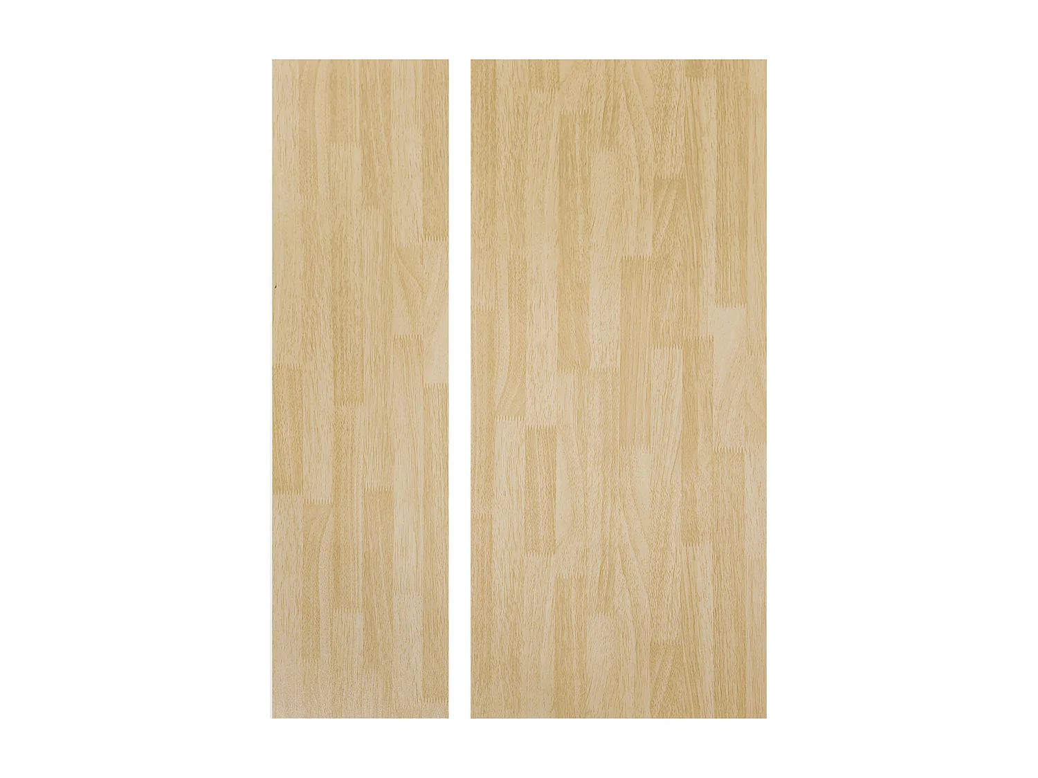 Îlot de cuisine blanc - Desserte de cuisine avec 2 tiroirs et 2 portes - 6 espaces de rangement ouverts