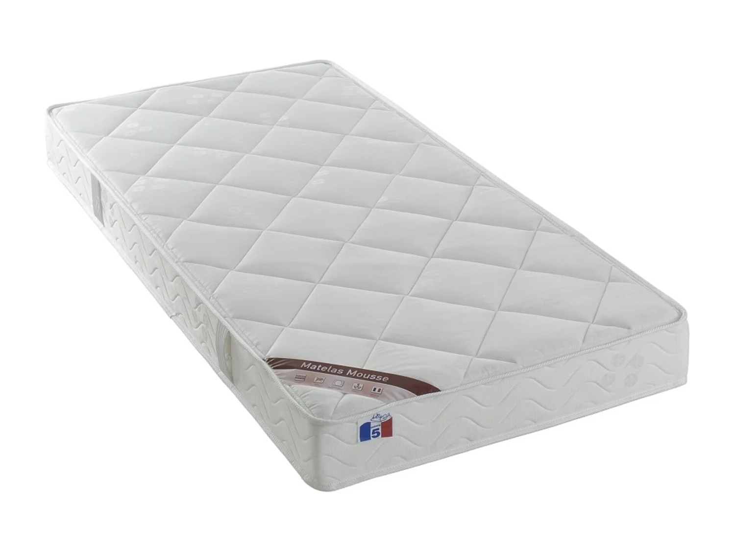 Matelas ferme 17cm en mousse Mercure - Protection anti-bactéries-90x200