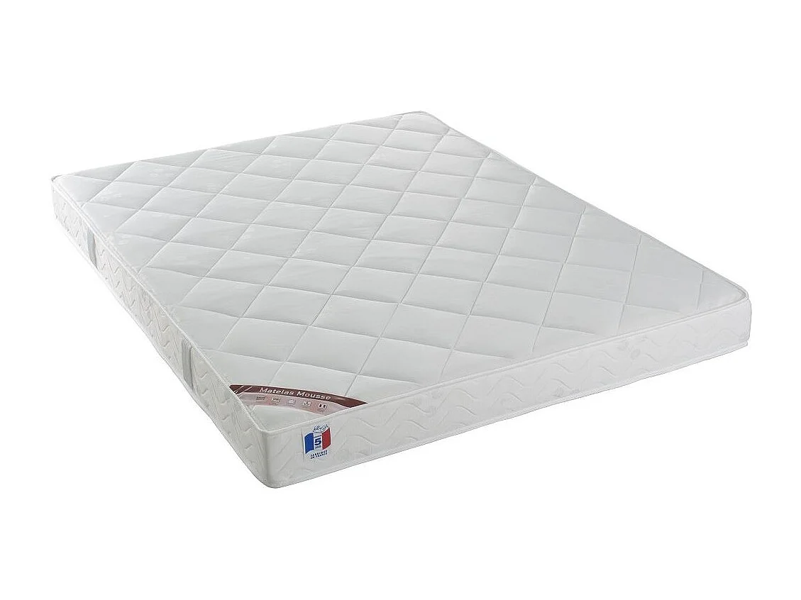 Matelas ferme 17cm en mousse Mercure - Protection anti-bactéries-160x200