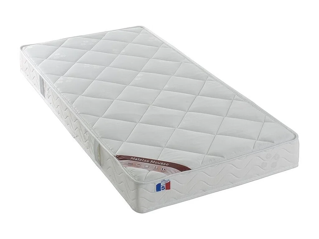 Matelas ferme 17cm en mousse Mercure - Protection anti-bactéries-90x190