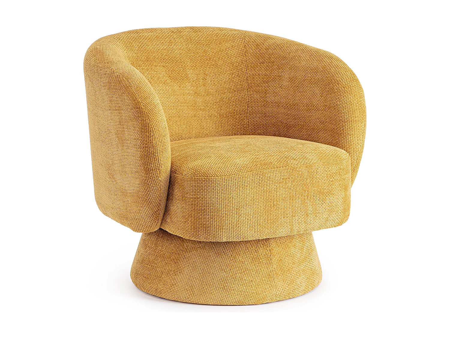 Fauteuil design pivotant KANA-Jaune