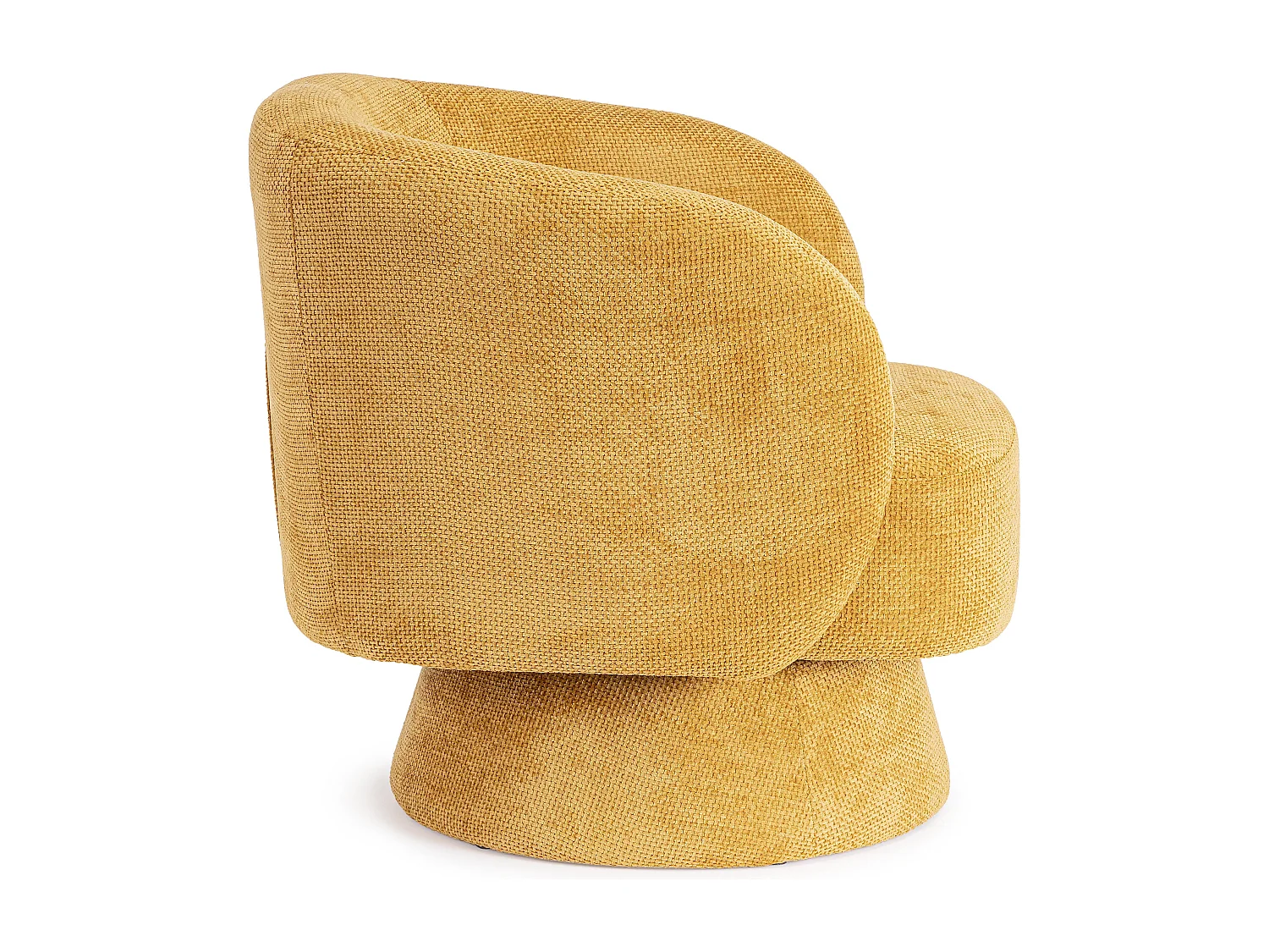 Fauteuil design pivotant KANA-Jaune