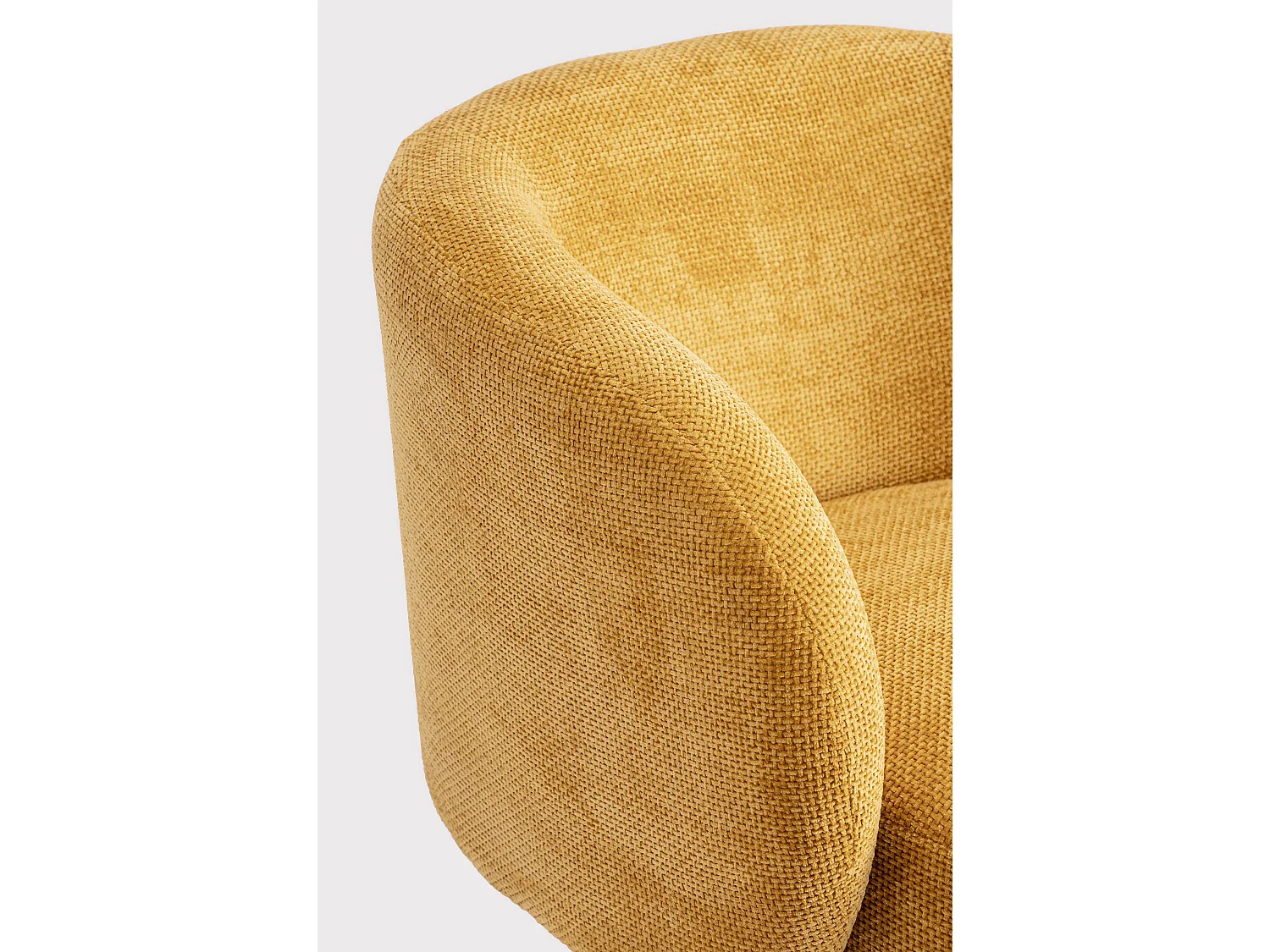Fauteuil design pivotant KANA-Jaune