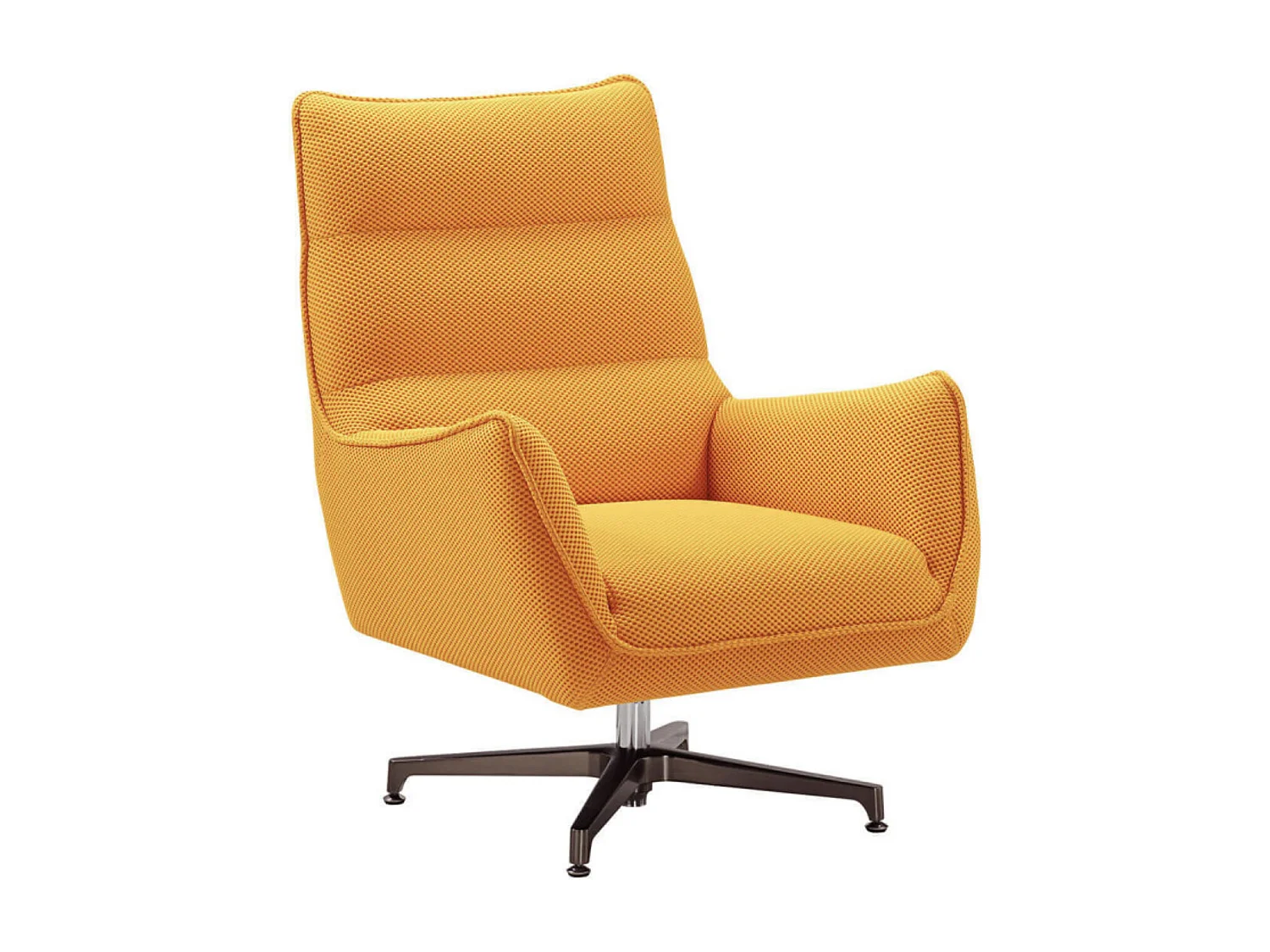 Fauteuil pivotant tissu maille 3D Milan-Gris