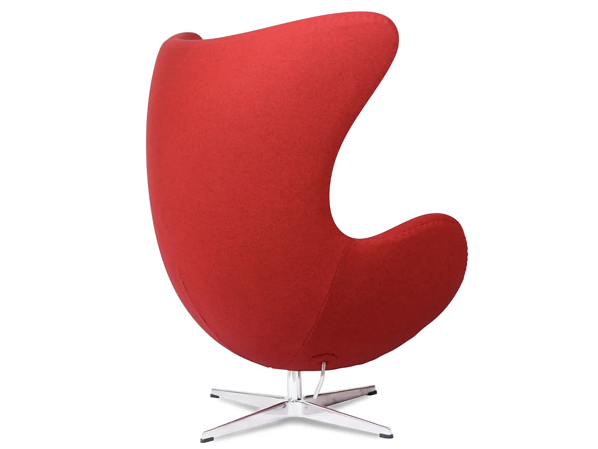 Fauteuil EGGO – Cachemire, design iconique & pivotant-Vert