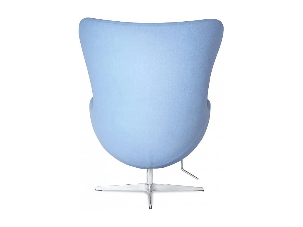 Fauteuil tissu bleu ciel Ego