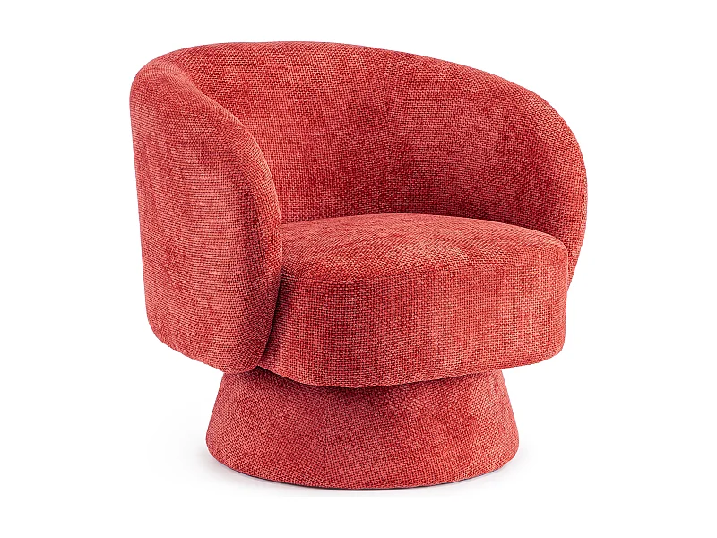 Fauteuil design pivotant KANA-Rouge