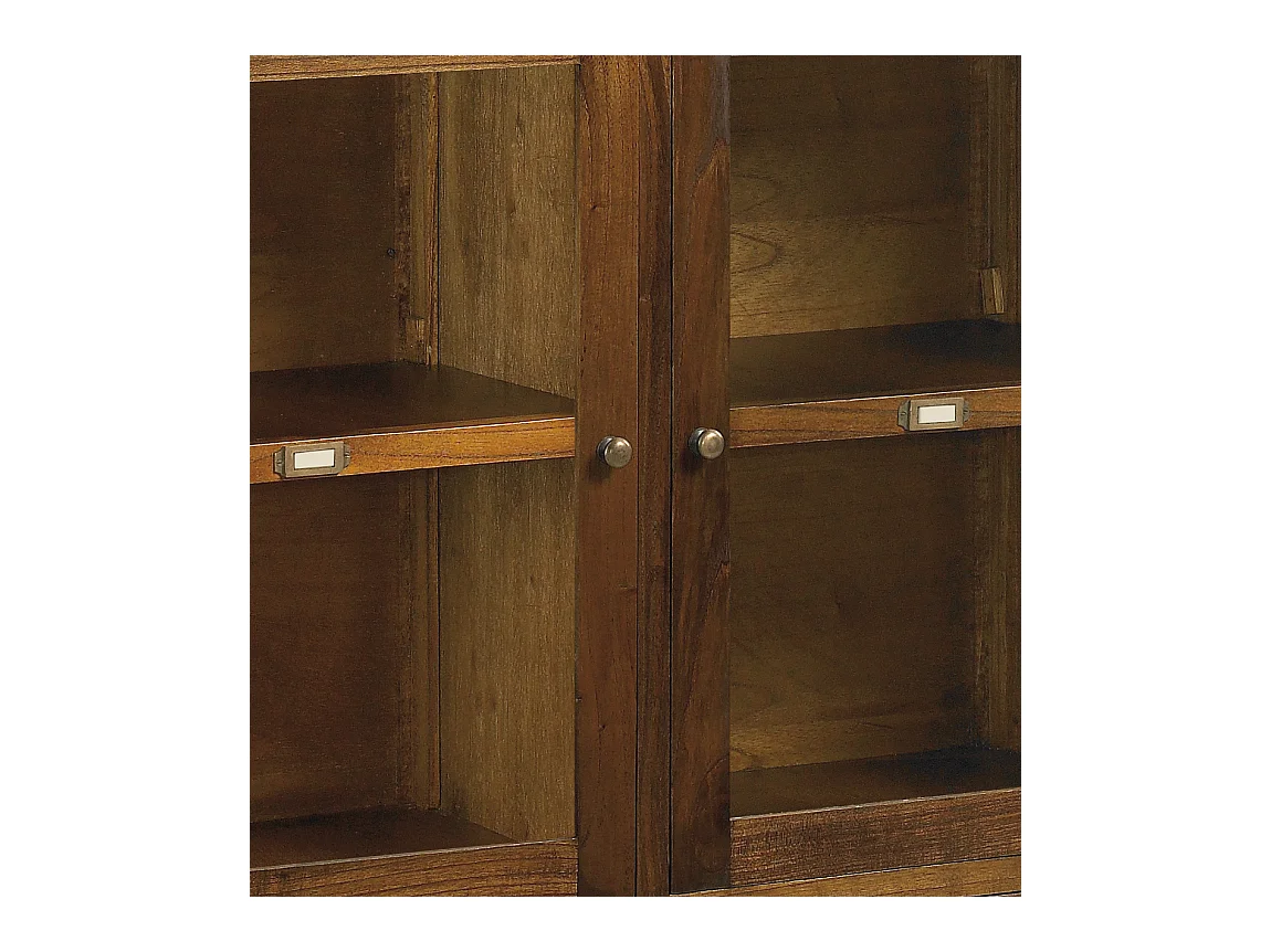 Aparador Mindy madera maciza 3 puertas 6 cajones Orka 160 cm