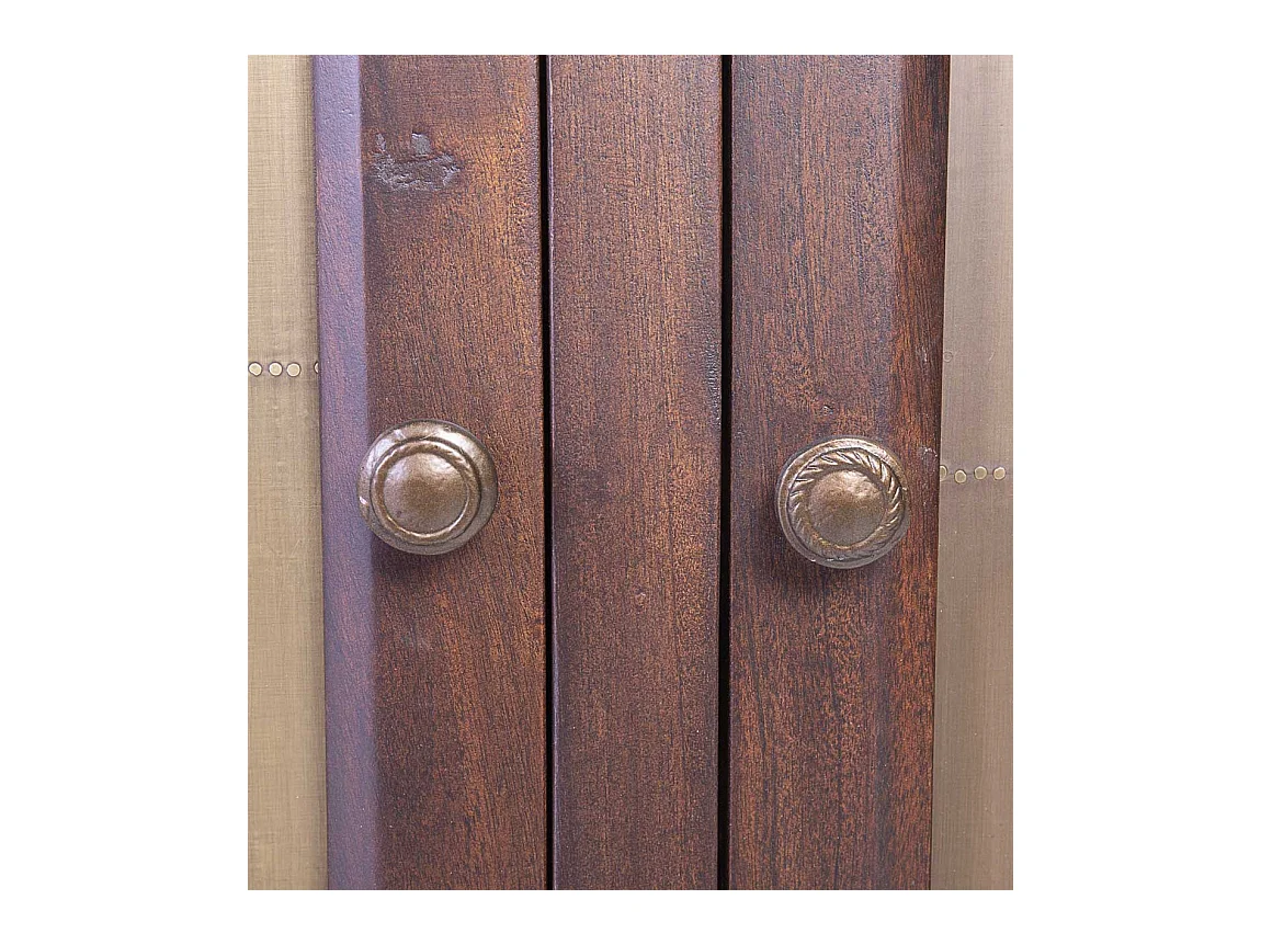 Aparador Gazba 3 puertas madera de acacia 183 cm