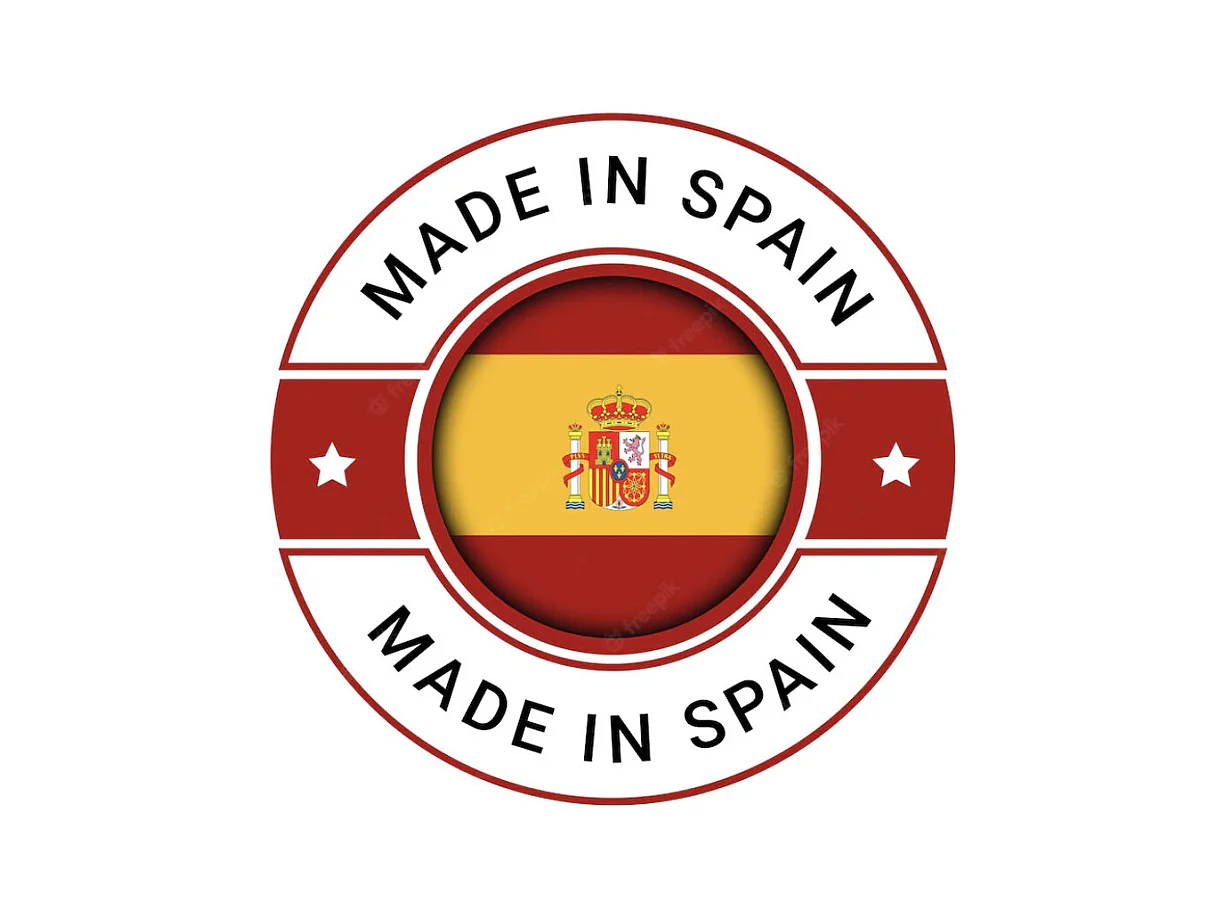 Aparador industrial 1 cajón 2 puertas hierro negro y mango marrón Kouba 160 cm