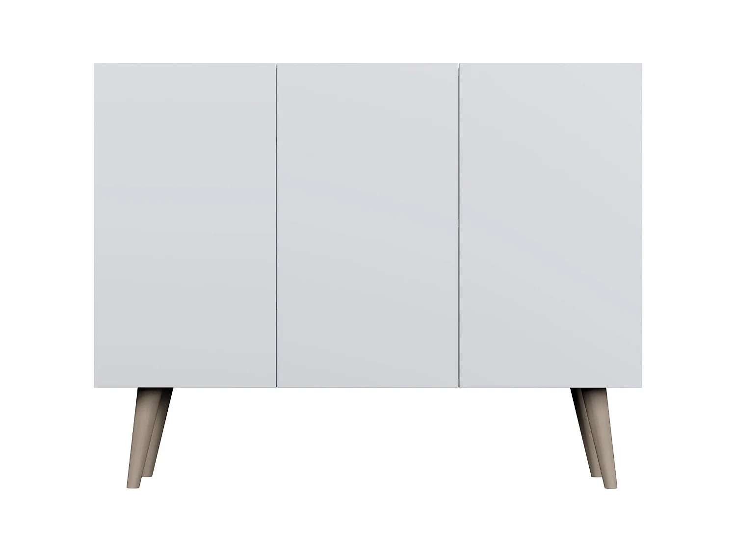 Cómoda Rolia 3 puertas 120 cm-Color Negro