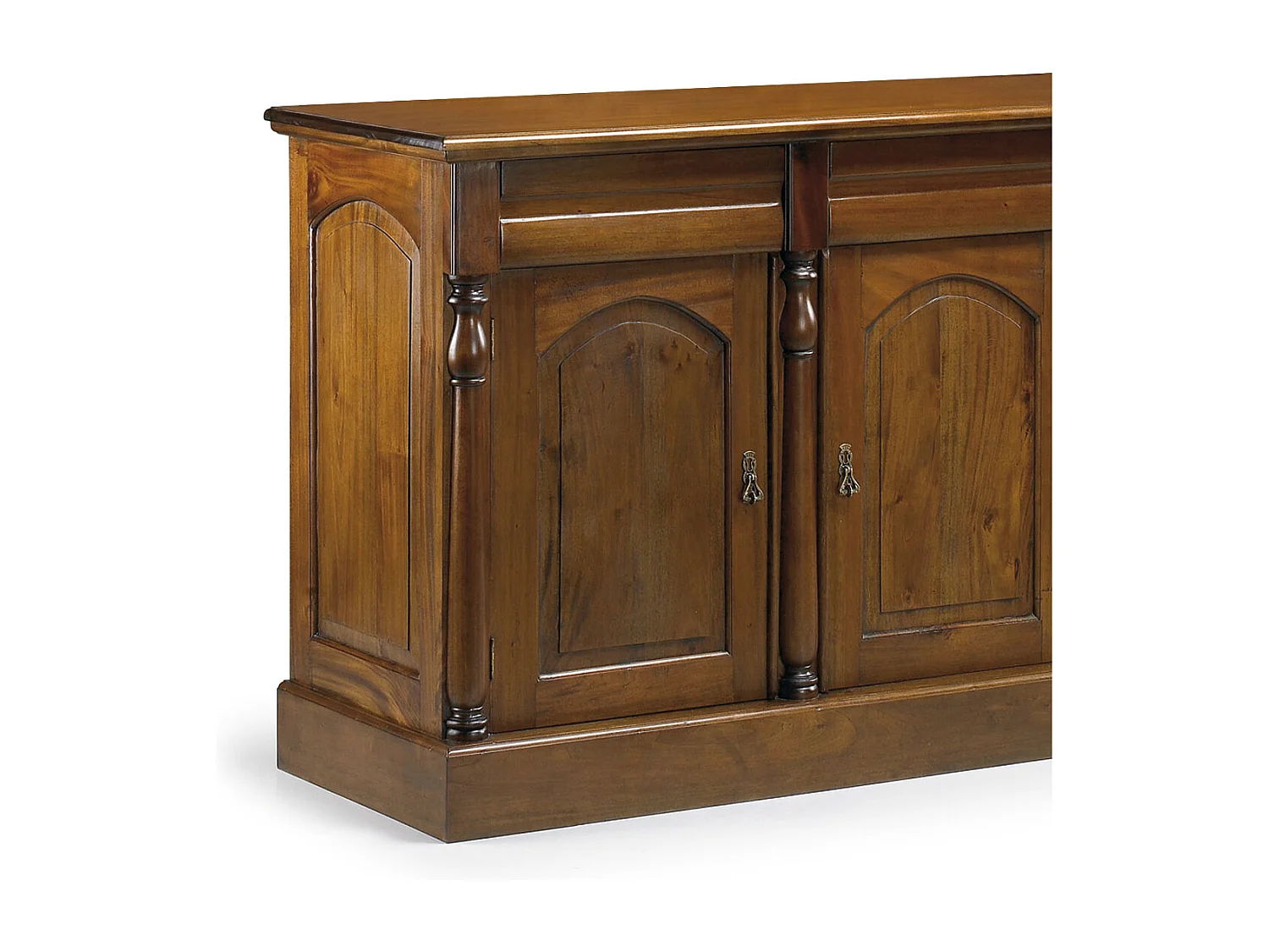 Aparador madera caoba marrón 3 puertas Castle 170 cm