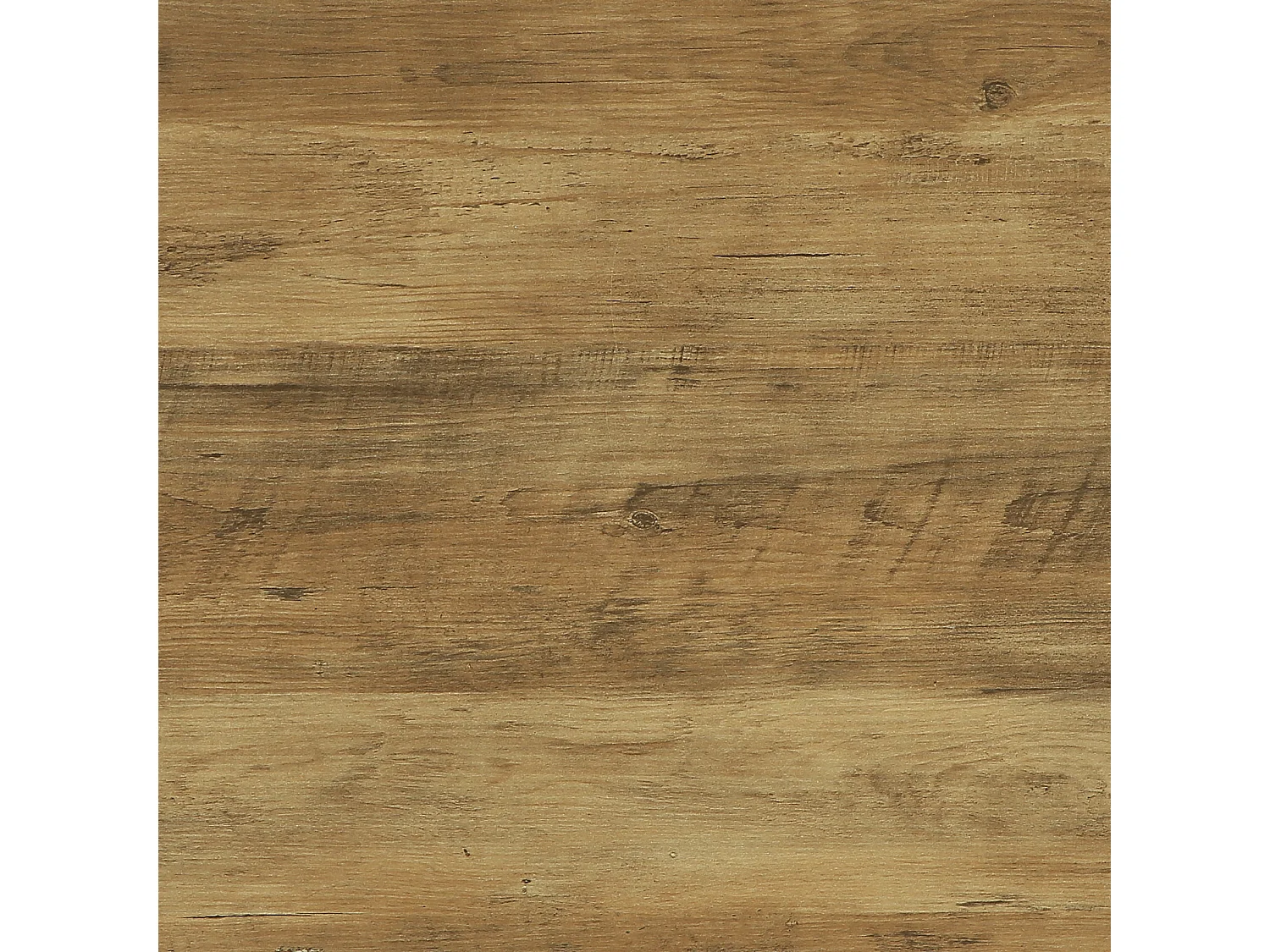 Table basse ronde de 80 cm, table basse ronde de style campagnard pour salon, marron clair