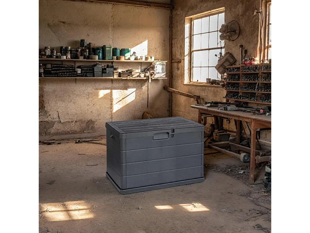 Baú Beta Antracita 170L IPAE PROGARDEN (76x55x52cm)