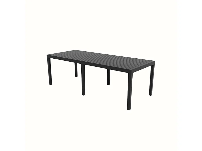 Mesa de Jardín Extensible Indo Antracita IPAE PROGARDEN (220x90x72cm)
