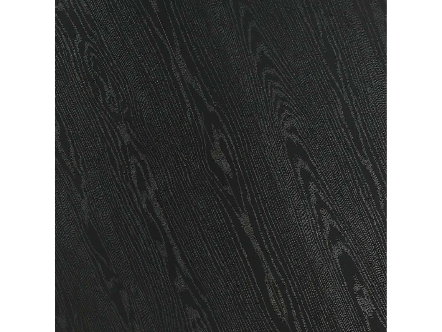 Table à manger ronde noire, petite table de cuisine circulaire de 118 cm avec piédestal incliné robuste, meuble de salle à manger moderne