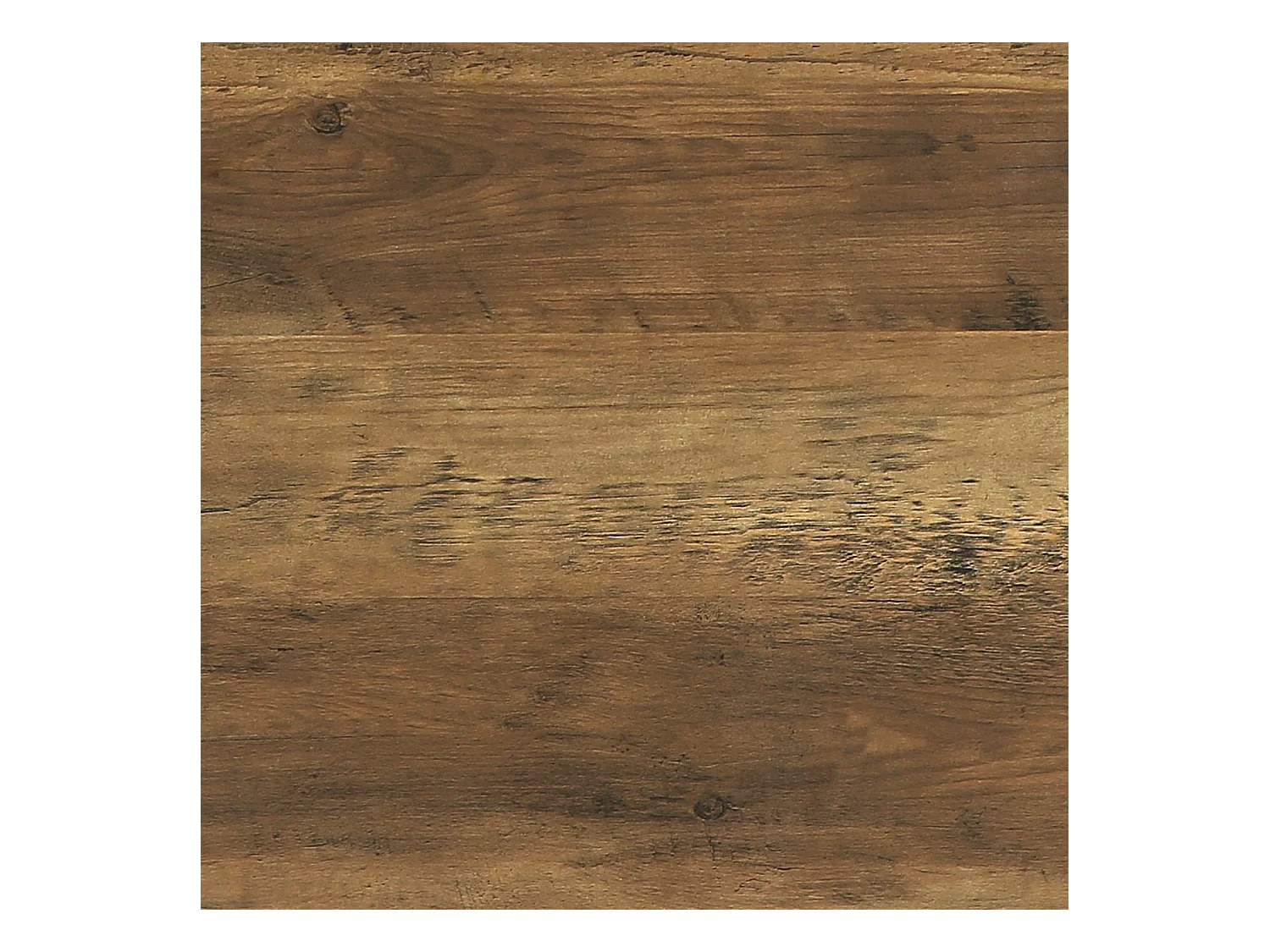 Table à manger ronde de 100 cm, style rustique et moderne, avec pieds robustes pour la cuisine et la salle à manger