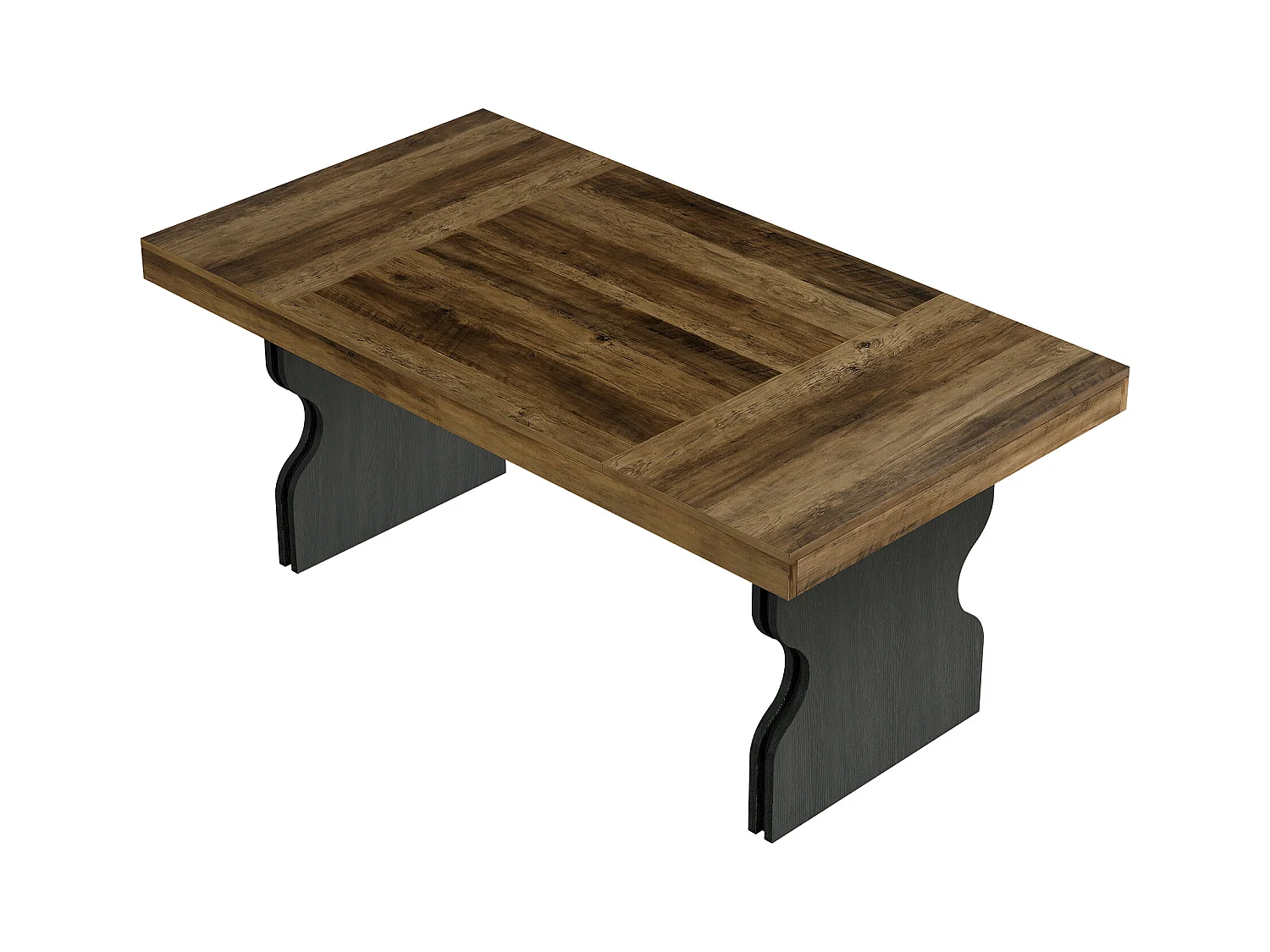 Stół jadalny 160 cm dla 4-6 osób, duży prostokątny stół kuchenny (tylko stół)