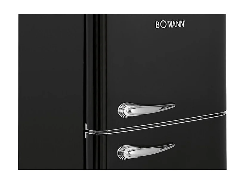 Réfrigérateur et congélateur 208L retro noir DTR 353.1 noir