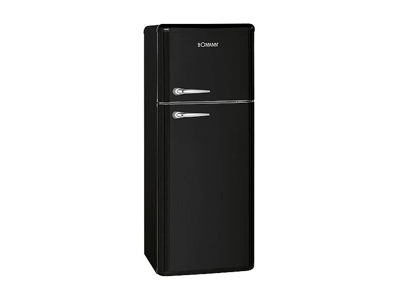 Réfrigérateur et congélateur 208L retro noir DTR 353.1 noir