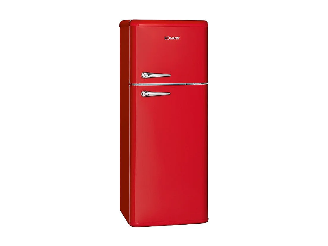 Réfrigérateur et congélateur 208L retro rouge DTR 353.1 rouge